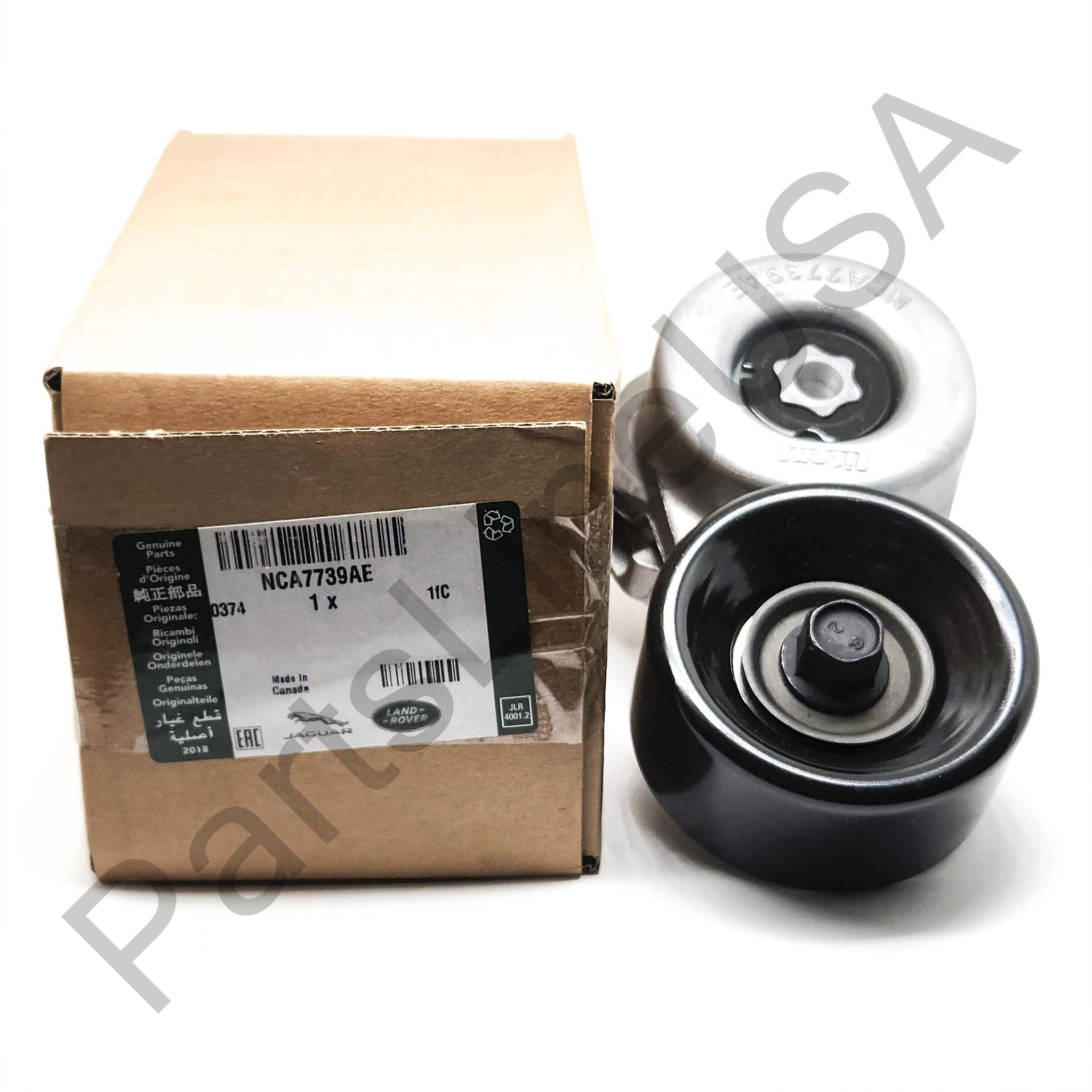 Picture of Genuine Jaguar Serpentine Tensioner Drive Belt Pulley NCA7739AE